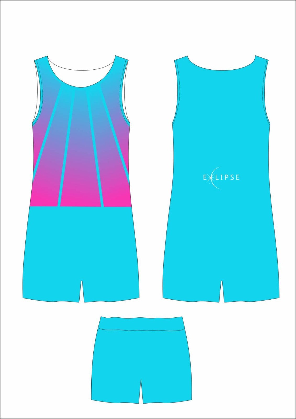 Bubblegum Unitard and matching Shorts - PRE ORDER