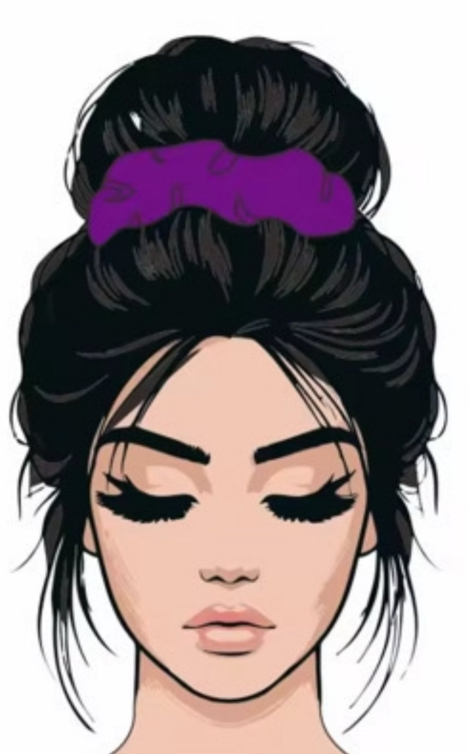Purple Punch scrunchie