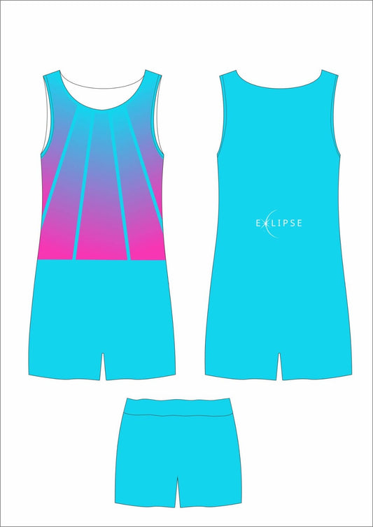 Bubblegum Unitard and matching Shorts - PRE ORDER